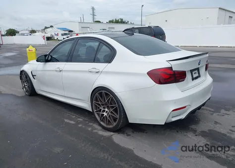 2017 BMW M3 from USA, damaged, VIN WBS8M9C32H5G85985